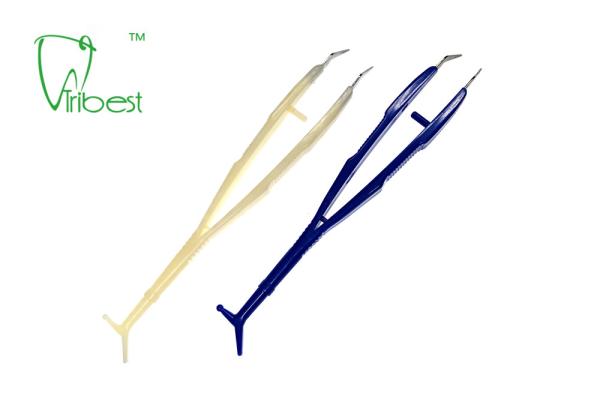 ISO13485 Tasteless 17cm Disposable Dental Tweezer