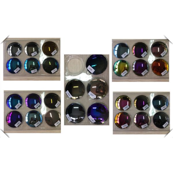 UV400 Protection Hd Polarized Lenses , 1.499 Revo / Mirror Coating Polarized Sun Lenses