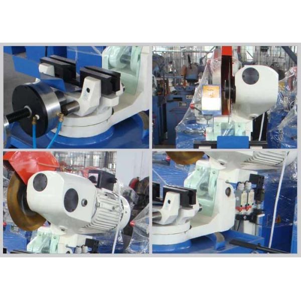 Pneumatic Steel Tube Cutting Machine , Metal Circular Sawing Auto Pipe Cutting Machine