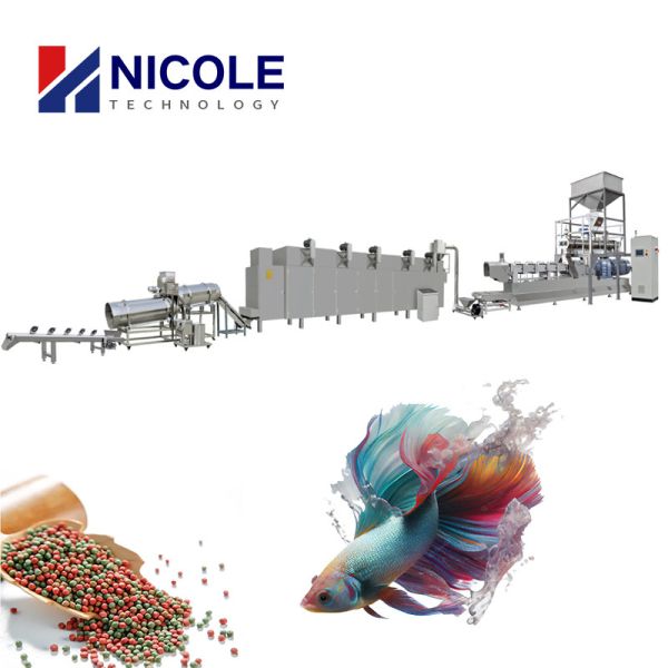 Flexible Automatic Mini Fish Feed Extruder Machine 100 - 2000kg/H