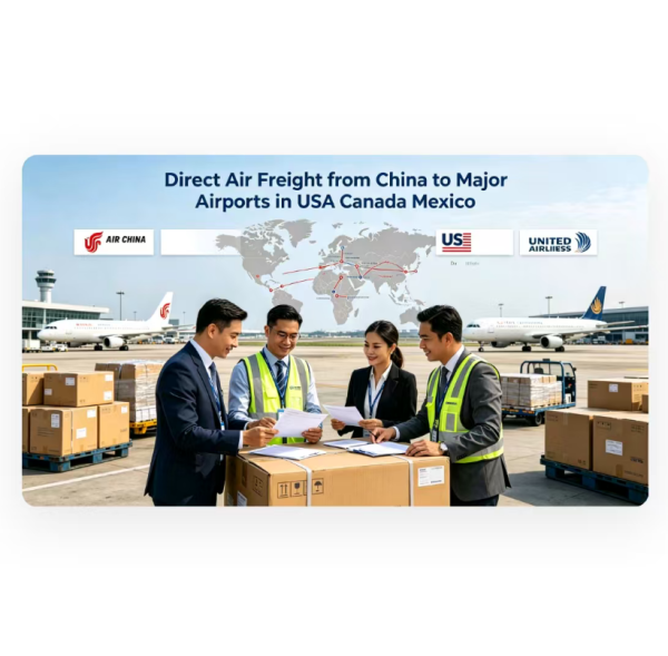 Direct Air Freight from China to Major Airports in USA Canada Mexico