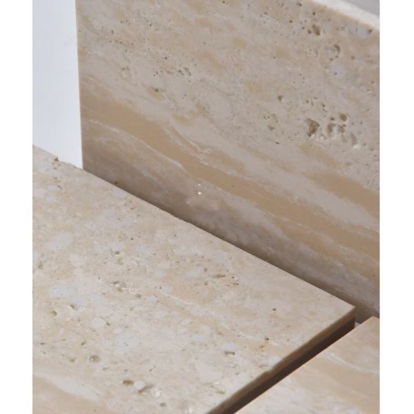 600X1200MM Non-Slip Ceramic Travertine Porcelain Tiles for Hotel Living Room Floor