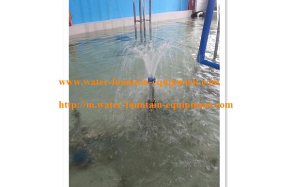 Stainless Steel Plastic Ballet Dancing Water Fountain Spray Heads With LED Light