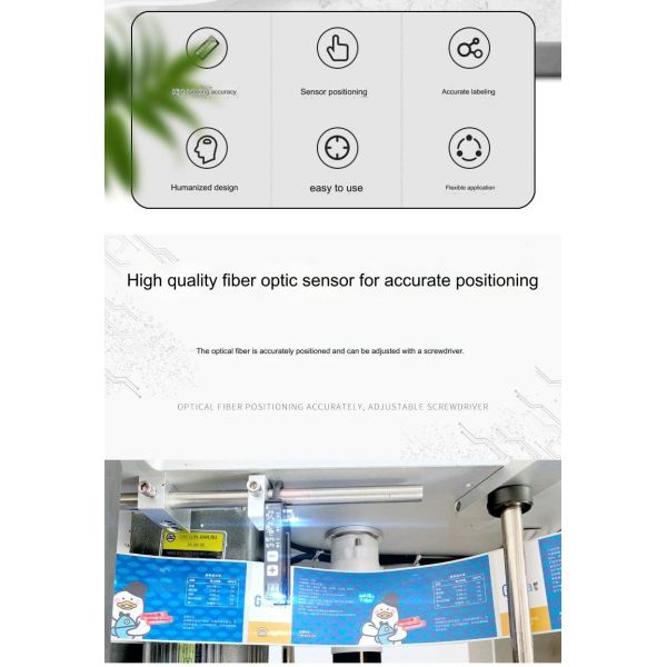 20-40pcs/min Labeling Speed Small Label Printing Machine for Wood Packaging Material