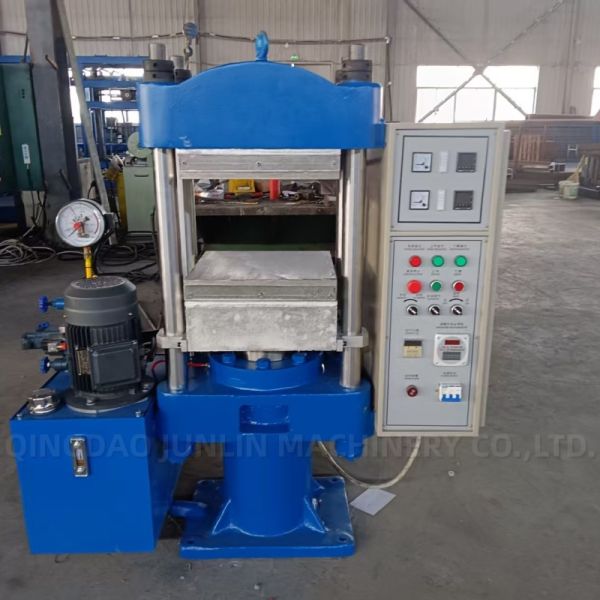 400×400 Hydraulic Rubber Moulding Machine / Automatic Flat Vulcanizer Machine 