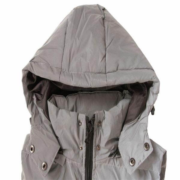 YKK Zipper Pockets Grey Men's Padded Gilet 100% Nylon Shell