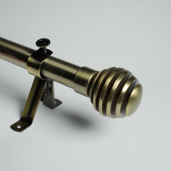 KIEI EP1054 Curtain Finial Hot Sale Luxury Adjustable Pole Hardware Precision Manufacturing Simple Style