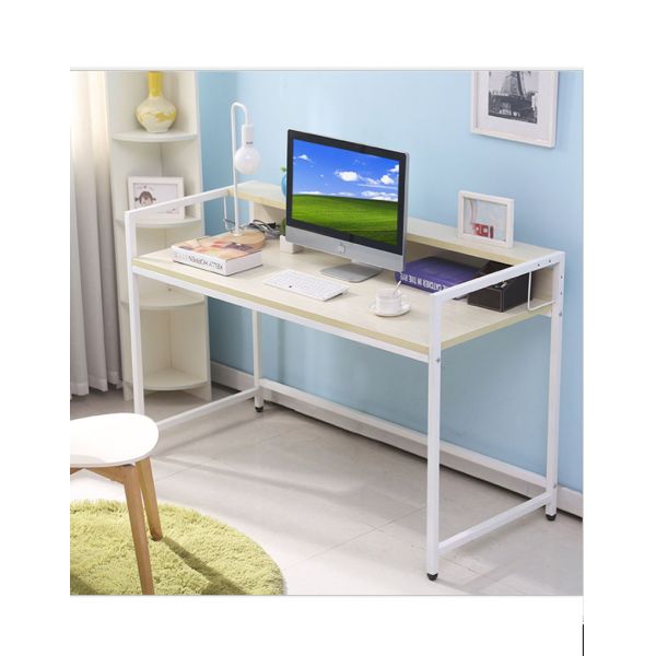 Standard and Customized Children Reading Computer Table Home Study Desk with Hutch