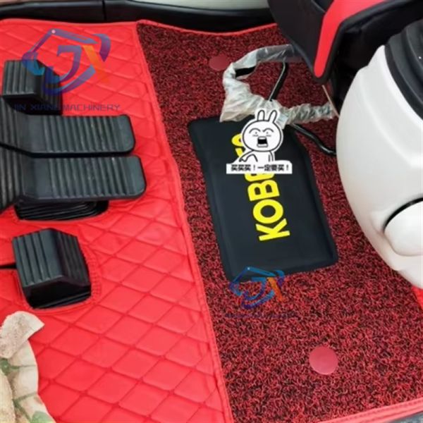 STAR ZEBRA Pad Cab Carpet Cab Floor Glue Cabin Floor Mat Foot Pad Rubber Floor Mats For PC200-7 PC200 PC220 for Komatsu Excavator