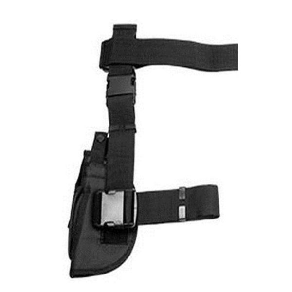 3 Piece Tactical Drop Leg Holster , Horizontal Shoulder Holster