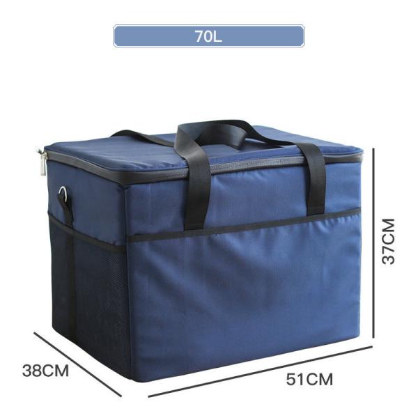 Big Square Camping Thermal Cooler Bag wIth Shoulder Strap Waterproof Oxford Cloth Cooler Lunch Box Bag