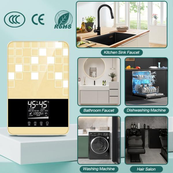 8000W Heating Instant Hot Water Heater Stainless Steel Wall Mounted