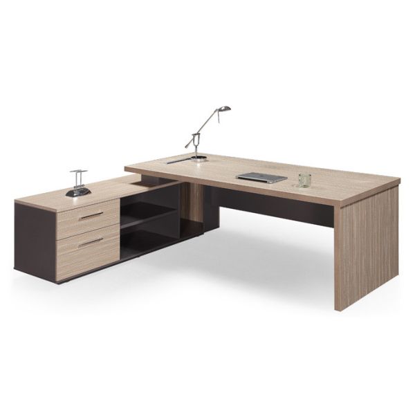 Panel Wood Style Melamine Office Furniture Desk Anti Water