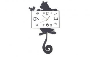 Metal and acrylic Wrought Iron Wall Clocks CK023 58 * 35 * 3cm