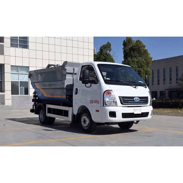 Custom's Requirement and Eco-Friendly Design Revolutionary Pure Electric Self-Loading Garbage Truck with Zero Emissions