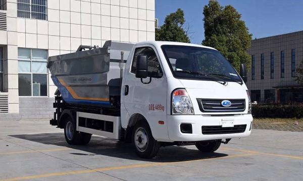 Pure Electric Self-Loading Garbage Truck Meeting the Demands of Custom's Requirements for Waste Management