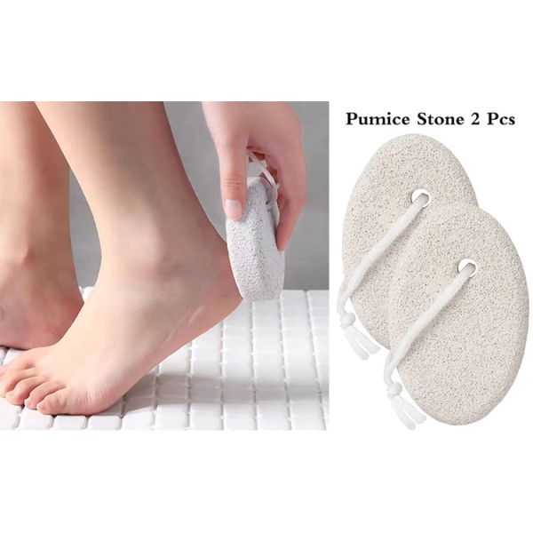 2pcs Foot Scrub Pumice Stones for Dead Skin Removal Volcanic Rock Foot File Tools