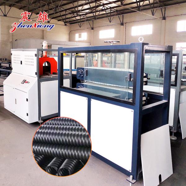 Prestressed Spiral Corrugated Plastic Pipe Machine Multi Specification HDPE Pipe Extrusion