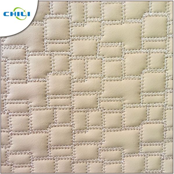 Synthetic Leather Material Embroidered Shoe leather