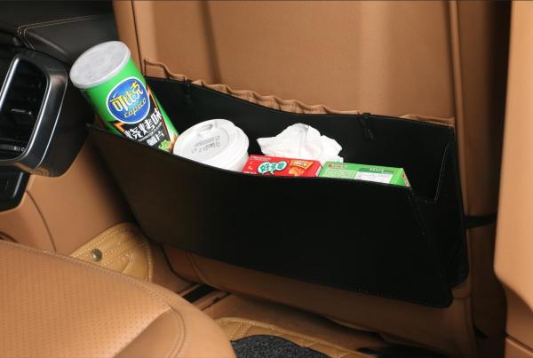 Scratch Resistant Car Accessories Trash Bin For Documents / Tablet