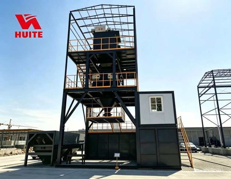 Foundation Free Concrete Batching Plant