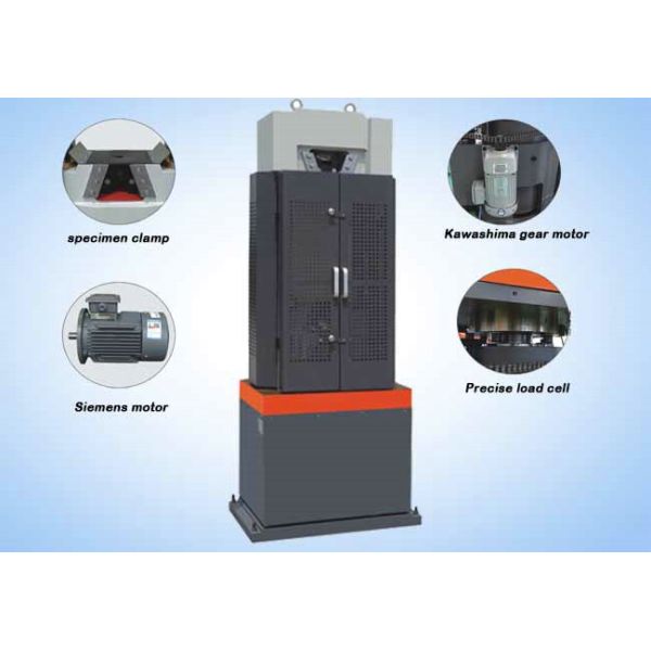 300KN Computerized Servo Hydraulic Universal Testing Machine 600mm Compress Space