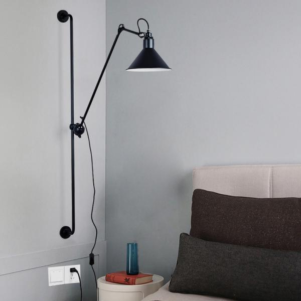 American Retro Industrial Rotatable Led Wall Lamp  Lampe Gras 214 Wall Sconce (WH-VR-86)