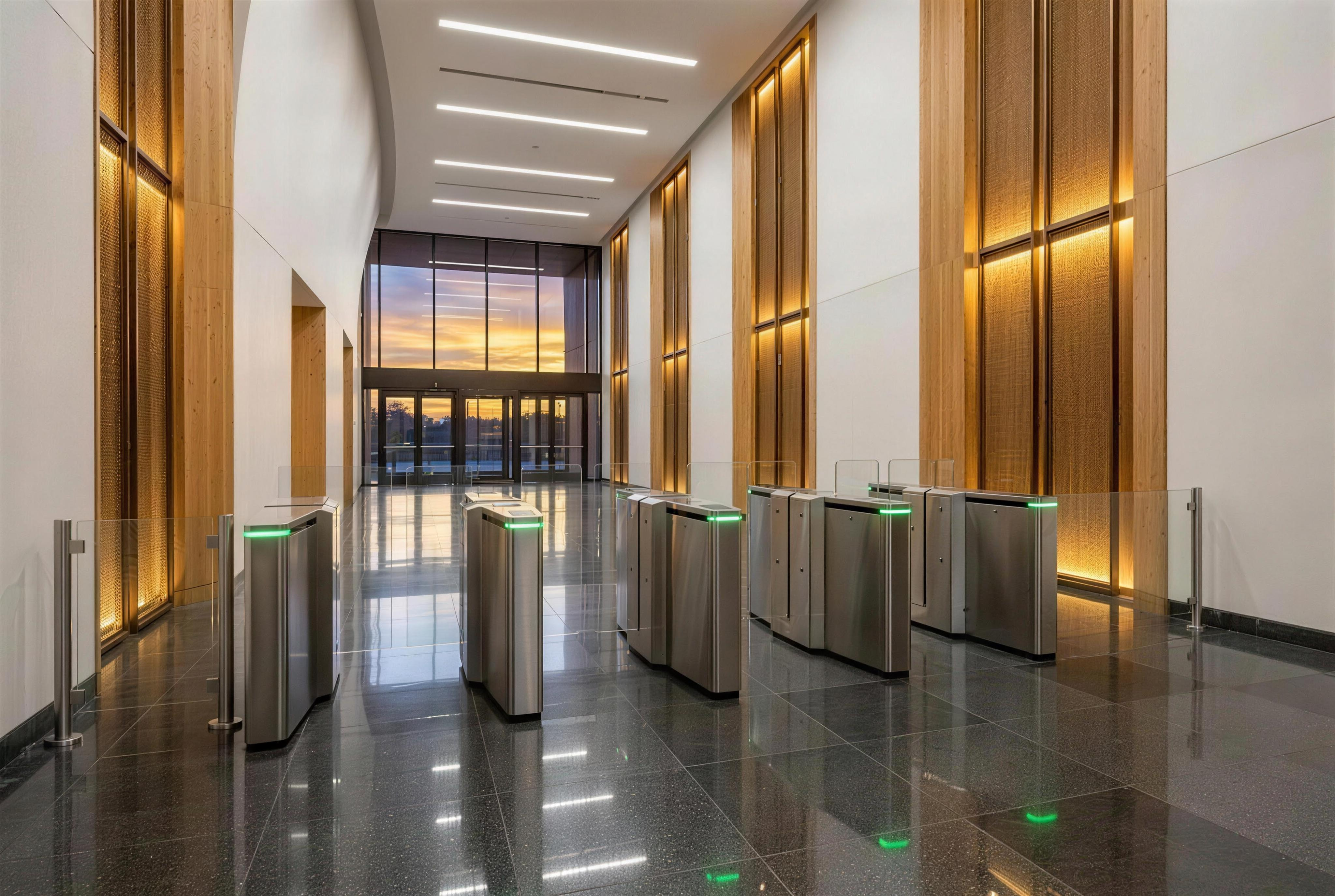 Automatic Sliding Gate Turnstile with Quiet Operation, High Efficiency, and Anti-Climb Security