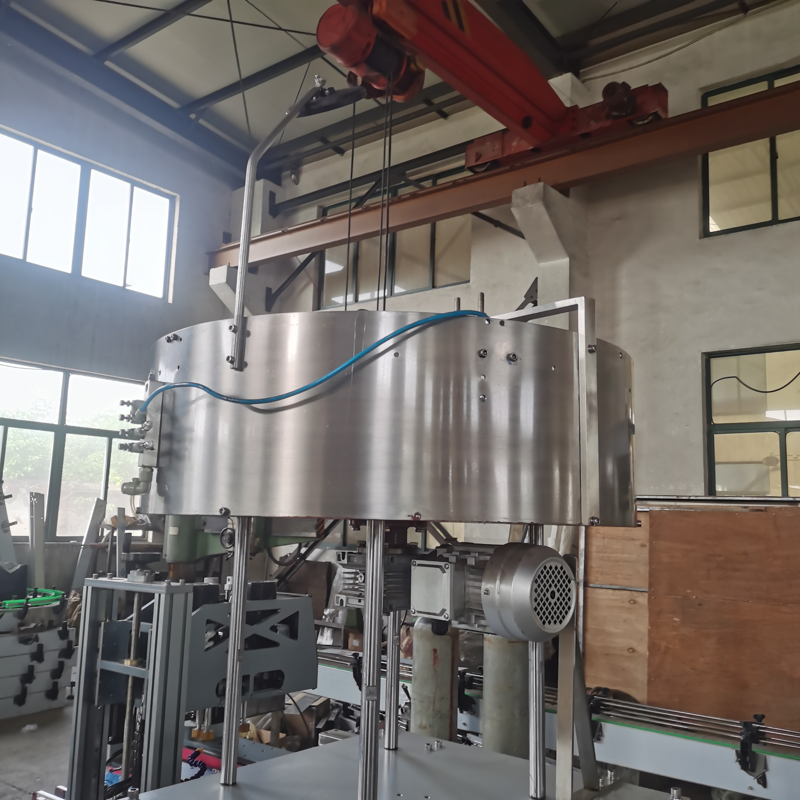 Механическая машина бутылки любимца машины 140mm винта бутылки вина 1.2KW покрывая покрывая