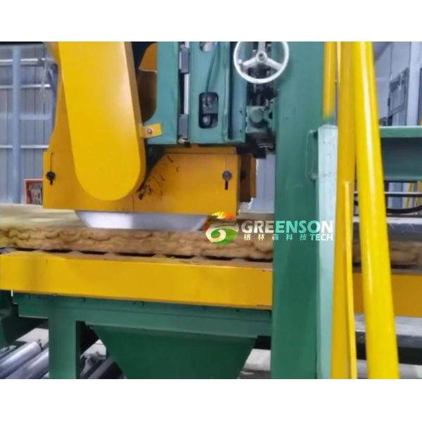 Automatic PLC-Controlled Stone Wool Production Line with 40,000 Tons/Year Capacity and 1200-2400mm Board Width