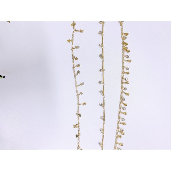 Градиент браслетов шариков латунных магнитов циркона золота смолы Handmade