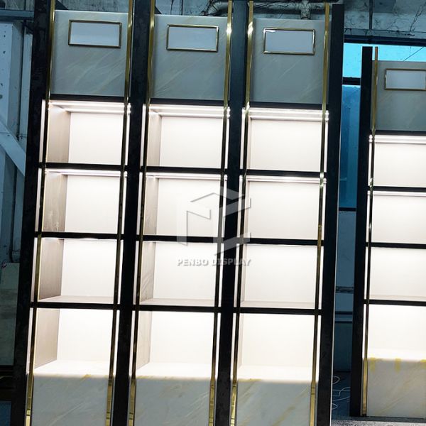 Glossy Luxury Jewelry Shop Furniture Store Display Counter Furniture