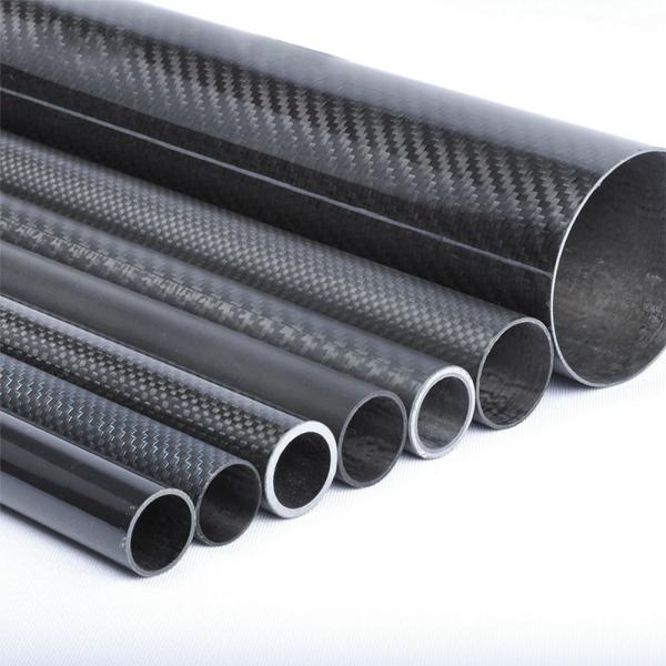 Tubo de fibra de carbono de 3 polegadas leve liberando força e versatilidade