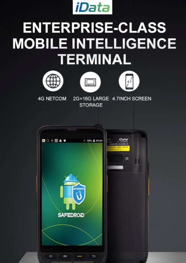 Андроида Handheld PDA прибора блока развертки Netcom сборника данным по IData 50p наличие NFC RFID IDATA 50P полного