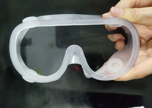 Lente resistente química do PC do PVC dos vidros de segurança dos óculos de proteção de segurança do olho de FDA do CE