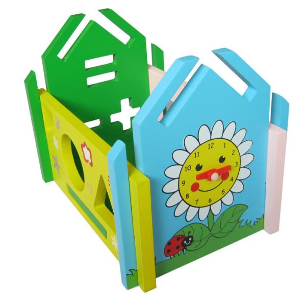 Jouets en bois de blocs de Chambre cognitive éducative de sagesse d'ODM