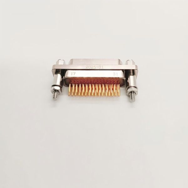 Micro D Subminiature Rectangular Connector J30J‑51TJN‑J 51Pin Straight Male Plug PCB Plug Connector
