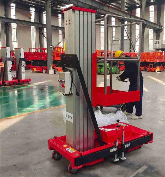 8 Meters 130kg Aluminum Alloy Mobile Lift Platform In Construction Industry