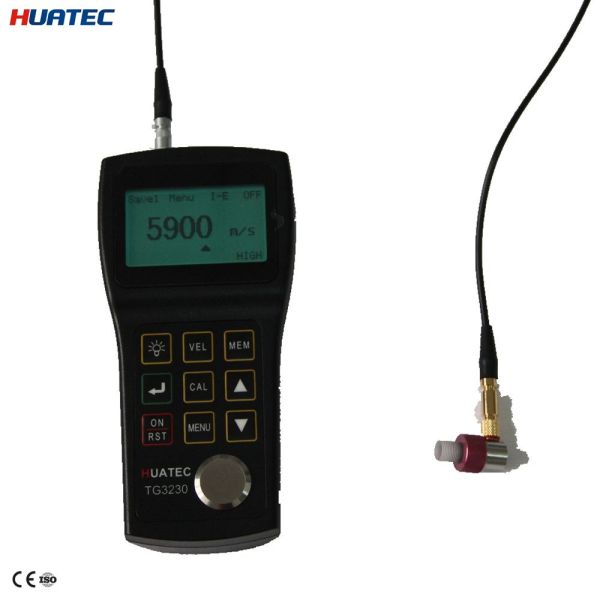 TG-3230 Portable Ultrasonic Wall Thickness Meter 0.15mm Minimum Measurement High Low Limit Alarm Industrial Thickness Measuring Instrument