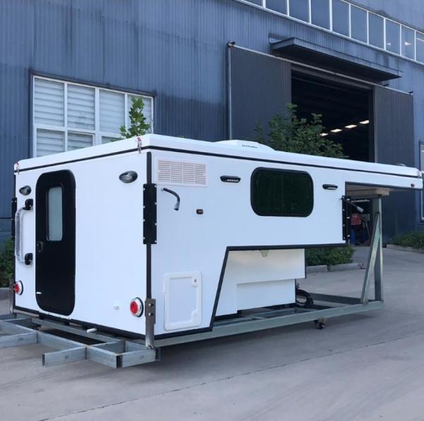 Remorque de camping-car en aluminium, cuisine extérieure, caravane tout-terrain