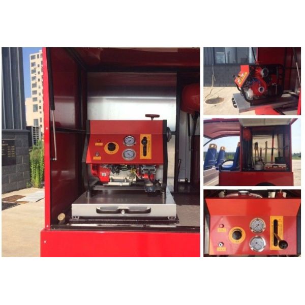 Пожарная машина Eco дружелюбная электрическая/противопожарный корабль с закрытой кабиной