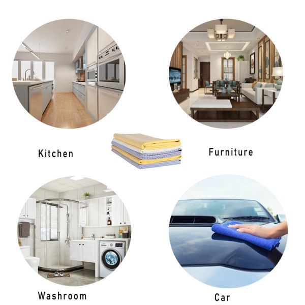 40x50cm 300GSM Disposable Wiping Cloth Non Woven Reproducible Kitchen Wipes