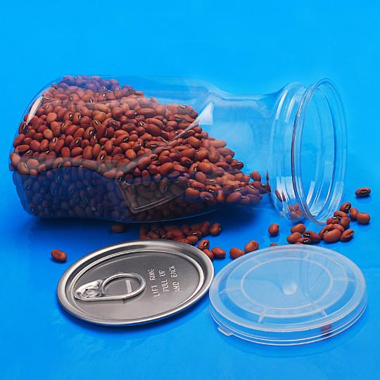 460Ml Clear Plastic Jars Food Grade PET Material 40 Degree Resistance