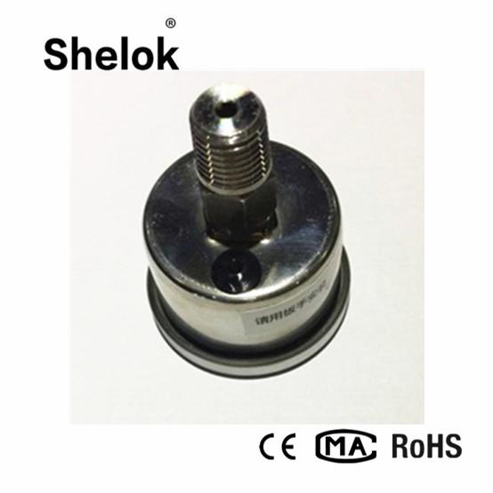 Spiral tube 40mm 304SS oil back connection pressure gauge mpa kg and psi