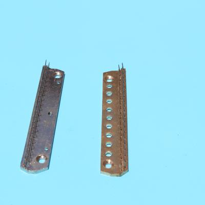 As peças Pin Plate Pin Bar Copper da máquina de revestimento de Monforts chapeiam 96mm que o centro afasta as peças da máquina de Stenter