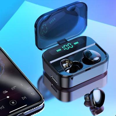 Шлемофон игры Earbus IP7 двойного стерео наушников 6D Bluetooth радиотелеграфа уха HiFi беспроводной беспроводной (с микрофоном 2200mAh)