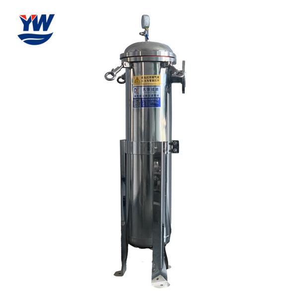 Industry SUS Single Bag Filter Housing 0.25-2m2 Filter Area