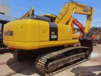 22 toneladas de PC220 - a esteira rolante 7 hidráulica usou a máquina escavadora Working Weight 22840KG de KOMATSU