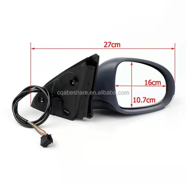 Asamblea de espejos laterales para automóviles 1K1857507BG 1K1857508BG para Sagitar Golf MK5 Jetta