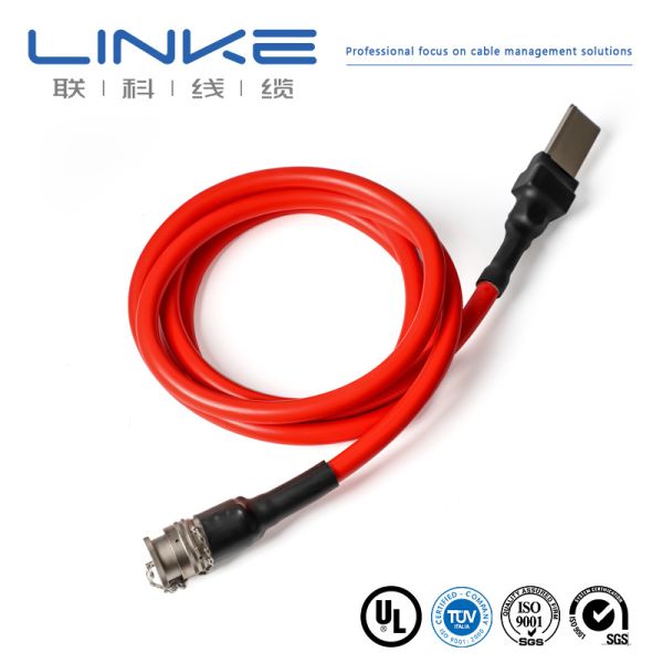 Gross Weight Black Hv Flame Retardant Soft Silicone Cable Harness New energy vehicle cable Fast charging cable